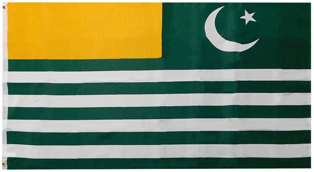 3x5 Azad Kashmir 100D Woven Poly Nylon 3'x5' Flag Banner