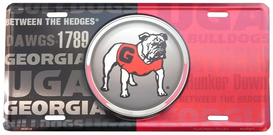 USA Georgia Between The Hedges 6"x12" License Plate - OFFICIALLY LICENSED