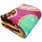 Happy Donuts Plush Blanket 50x60 Cute Donut Blanket Girl's Throw Blanket