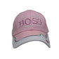 Christ Christian Jesus Is My Boss 1 Peter 2:25 Pink Embroidered Cap CAP825 Hat