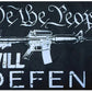 3x5 We The People Will Defend 3'x5' 100D Woven Poly Nylon Flag Banner