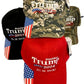 President Trump 2024 I'll Be Back! Patriotic USA Embroidered Cap Hat Woodland Camo