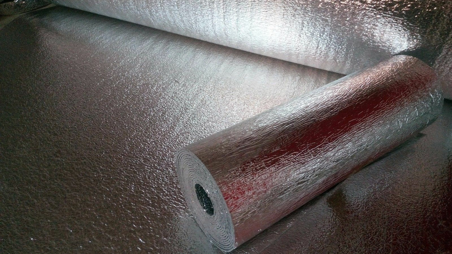 2 x 10 NasaTech Reflective Foam Core Insulation Pipe HVAC Duct Wrap 20sqft