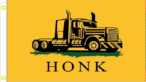 3X5 MACK TRUCK BIG RIG DON'T TREAD ON TRUCKERS YELLOW FLAG BANNER 100D