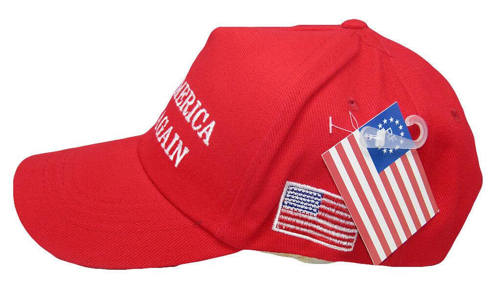 President Trump Make America Great Red USA American Embroidered Cap Hat (RUF)