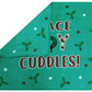 Peace Joy Cuddles! Green Christmas 50x60 50"x60" Soft Plush Fleece Blanket Throw