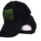 USA US U.S. America American Flag Green Patch Black Baseball Cap Hat (RAM) C1004