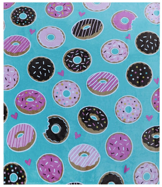 Donut Daydreams 50x60 50"x60" Soft Plush Fleece Blanket Throw