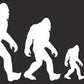 Sasquatch 3.75”x7.5” EZ-Peel Bumper Sticker Decal