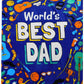 World's Best Dad Blue 50x60 50"x60" Soft Plush Fleece Blanket Throw