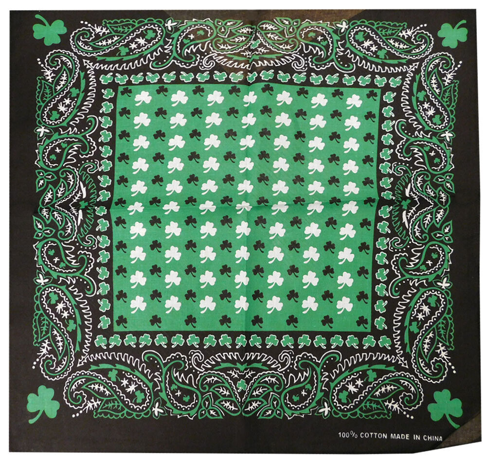 22"x22" 100% Cotton print cotton bandana.