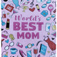 World's Best Mom Pink 50x60 50"x60" Soft Plush Fleece Blanket Throw