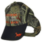 Hunters Will Do Anything For A Buck Black Bill Camo Deer Embroidered Cap Hat