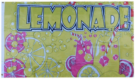 Lemonade Advertising 3x5 3'x5' Woven Poly Nylon 68D Flag Banner