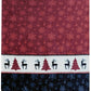 Snowflake Red MERRY Christmas Holiday 50x60 50"x60" Plush Fleece Blanket Throw