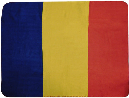 Blanket Fleece Throw National Flag Romania 50"x60"