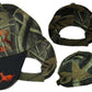 Hunters Will Do Anything For A Buck Black Bill Camo Deer Embroidered Cap Hat