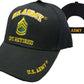 Retired Military Embroidered Adjustable Cap Hat Licensed