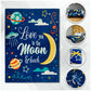 Love You to the Moon and Back Plush Blanket 50x60 Kid's Blanket Love Blanket