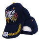 Blue Screaming Eagle Claw USA US America American Baseball Cap Hat CAP678 TOPW