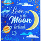 Love You To The Moon & Back Blue 50x60 50"x60" Soft Plush Fleece Blanket Throw