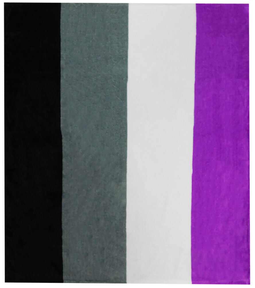 Asexual Pride LGBTQ 50x60 50"x60" Soft Plush Fleece Blanket Throw