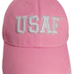 United States Air Force USAF 3-D Letters Pink Embroidered Cap Hat - Licensed