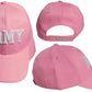 United States Army 3-D Letters Pink Adjustable Embroidered Cap Hat - Licensed