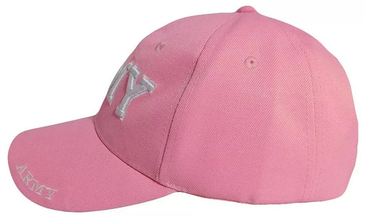 United States Army 3-D Letters Pink Adjustable Embroidered Cap Hat - Licensed