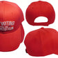 Trump 2024 I'm Voting For The Convicted Felon Red Embroidered Baseball Cap Hat