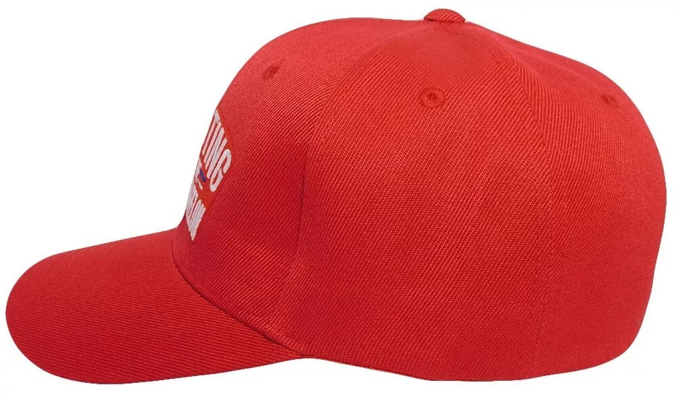 Trump 2024 I'm Voting For The Convicted Felon Red Embroidered Baseball Cap Hat