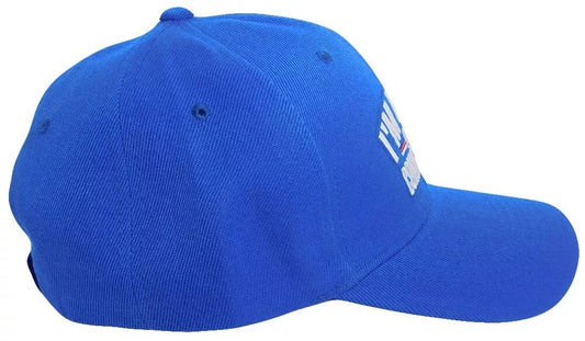 Trump 2024 I'm Voting For The Convicted Felon Royal Blue Embroidered Cap Hat