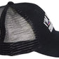 Trump 2024 I'm Voting For The Convicted Felon Black Mesh Embroidered Cap Hat