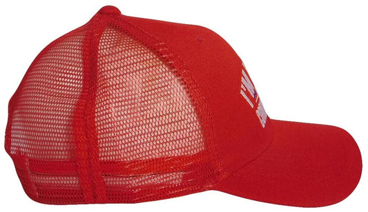 Trump 2024 I'm Voting For The Convicted Felon Red Mesh Embroidered Cap Hat