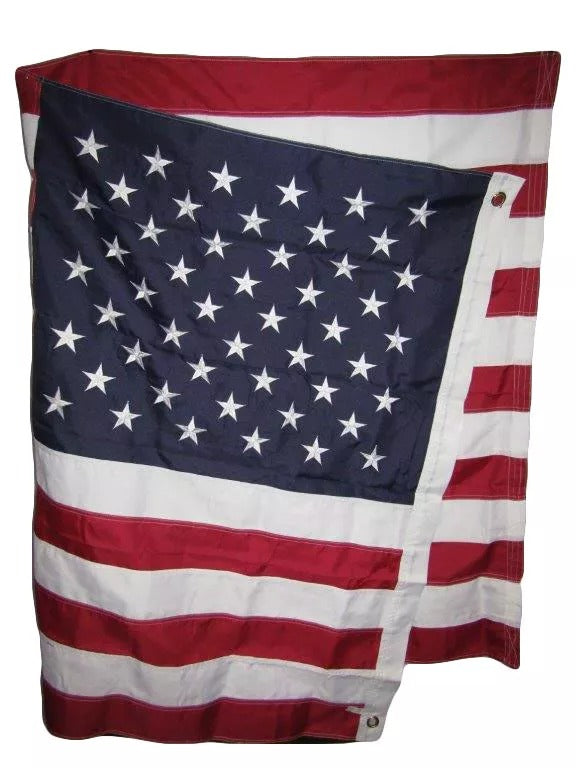 USA American Flag 5' x 8' Feet Embroidered 420D Outdoor Heavy Duty Durable