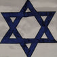 3X5 FT Embroidered SEWN Israel Star of David JEWISH 100% COTTON BOAT Flag