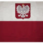 3x5 Embroidered Sewn Poland Eagle Polish Polska 100% Cotton Flag 3'x5'