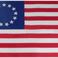 4x6 Betsy Ross Outlined Star 6X4 Premium Embroidered 420D POLYESTER Flag Banner