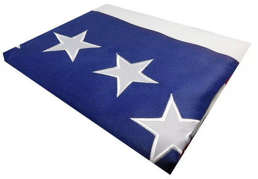 4x6 Betsy Ross Outlined Star 6X4 Premium Embroidered 420D POLYESTER Flag Banner