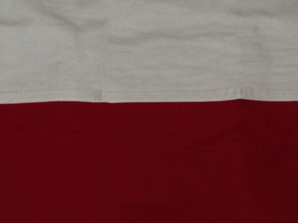 3x5 Embroidered Sewn Poland Eagle Polish Polska 100% Cotton Flag 3'x5'