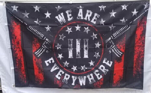 3X5 WE THE PEOPLE WE ARE EVERYWHERE 2ND AMENDMENT FLAG BANNER