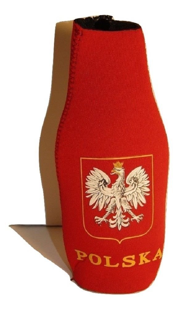 Red White Poland Polish Polska Eagle Country Bottle Insulator