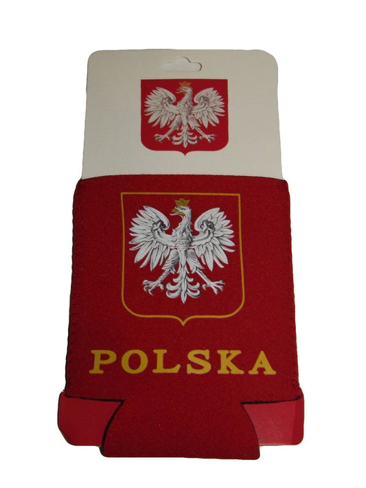 Red Poland Polish Polska Eagle Printed Can Jacket