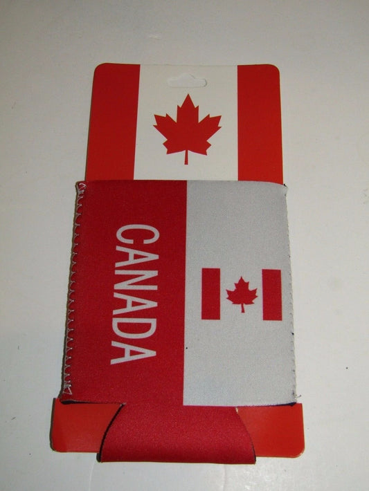 Red White Canada Canadian Maple Leaf Can Innsulator Jacket